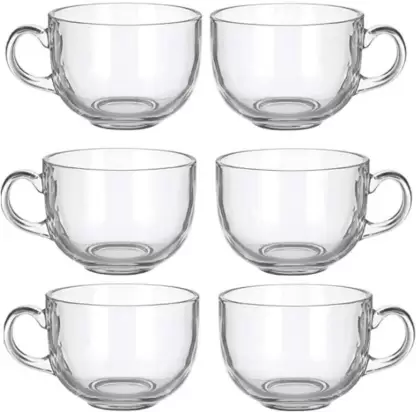 JLT Classic Round Tea Cups, Set of 6 – 140ml Perfect for Every Sip